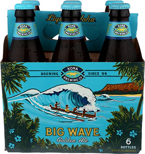 Kona Brewing, Golden Big Wave, 6pk, 12 Fl Oz