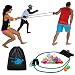 Mealivos 200 Yard 3 Person Water Balloon Launcher with 100 Balloons