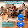 Gyfimdo Magic Ball, Magic Meta Ball, Magics Bouncing Balls, Dual Form Freely Switchable, Magics Bouncing Balls with 6 Light, Parent-Child Interactive Suitable for Indoor & Outdoor Use (Blue) #2