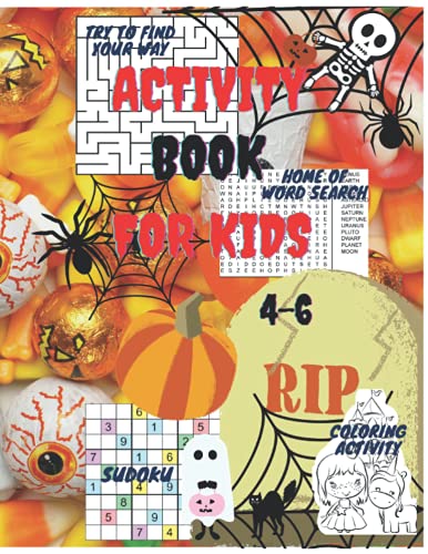 Funny Activity Book for Kids ages 4-6: Fun & educational activity book for four to six year old children (Activity Books For Kids)