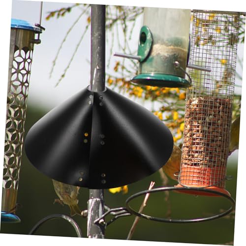 Protector para comedero de pájaros que evita comida mojada mediante deflector PVC 6