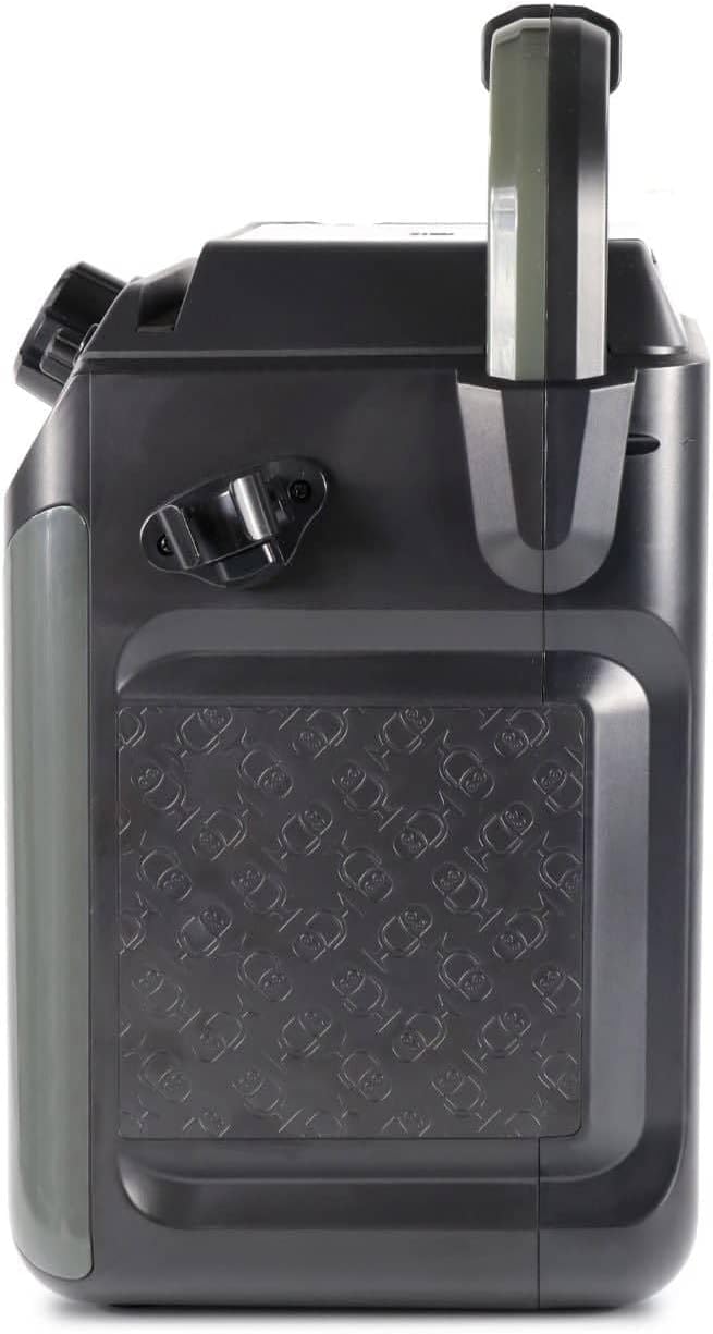 Singing Machine Groove Cube Hype – Retro Karaoke Machine with CD+G, Bluetooth, LED Lights, Voice Effects & TV Hookup – Perfect for Throwback Parties – Black/SML712BK