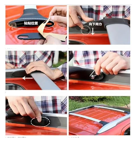 Barres de toit Ford Ecosport 2013-2020, fixations alu