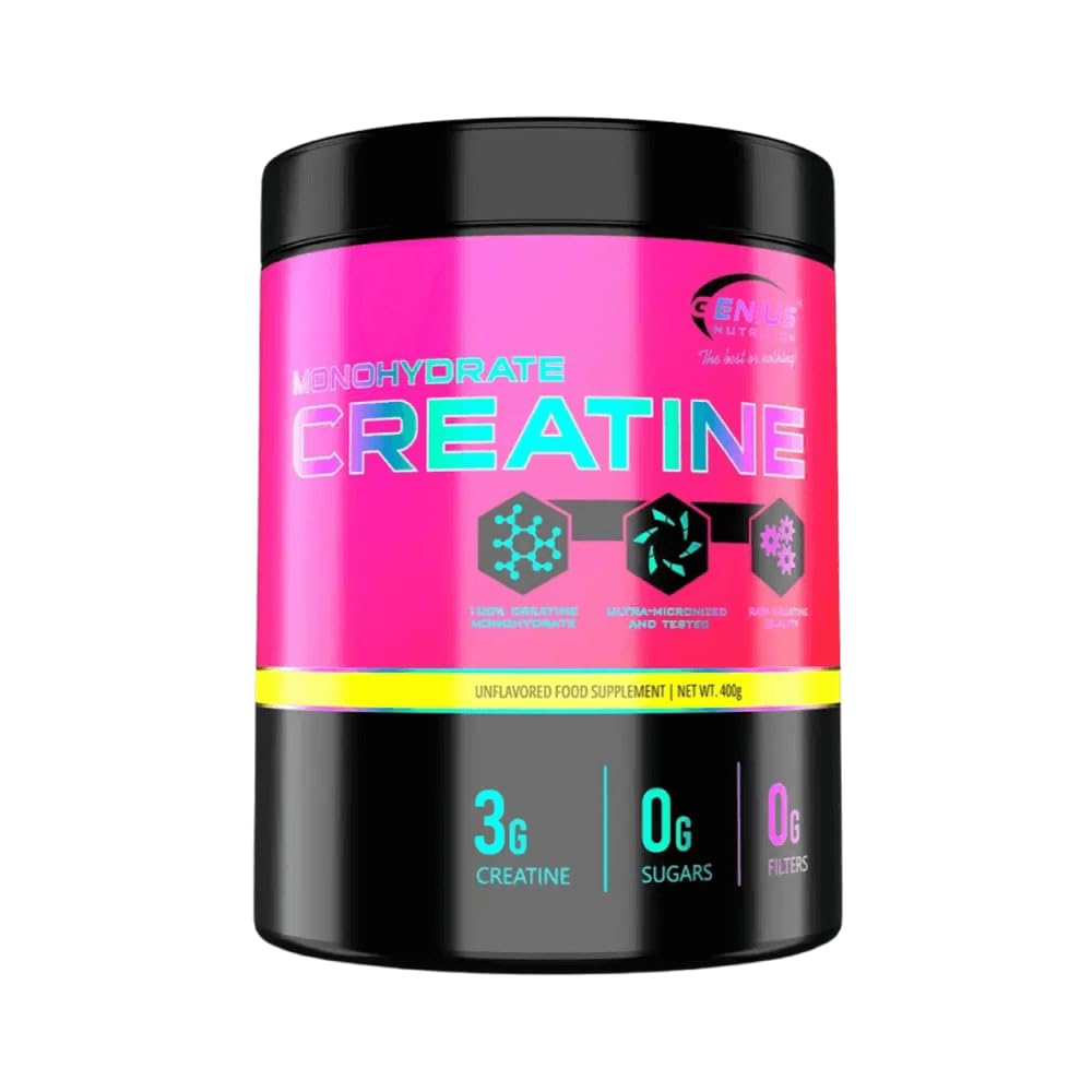 Genius Nutrition Creatine Monohydrate (400g) Unflavoured - Kreatyna - Monohydrat kreatyny