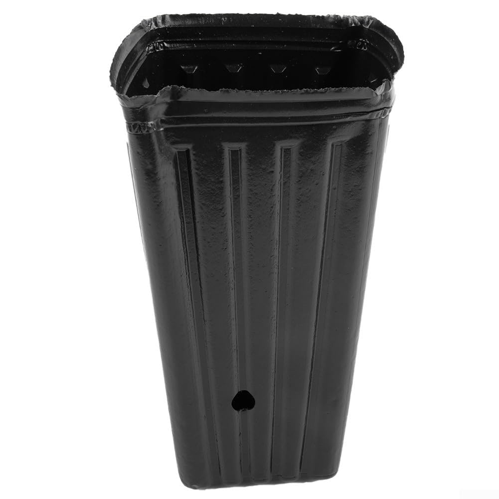 Pots profonds en plastique pour arbres avec drainage Lot de 20