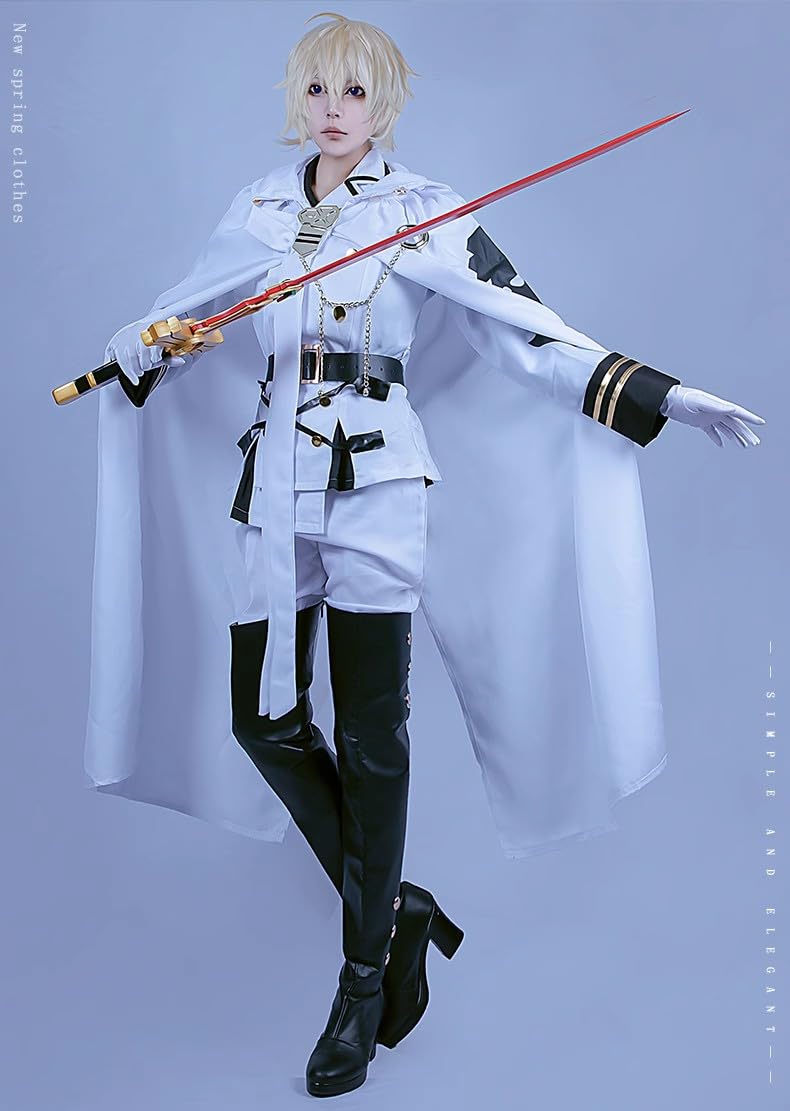 Amazon.co.jp: 終わりのセラフ 百夜ミカエラ コスプレ衣装 ウイッグ