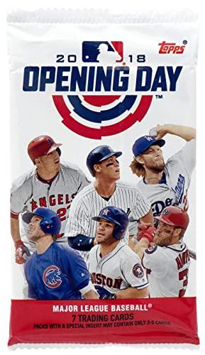 Topps 2018 Opening Day Baseball Factory Sealed Trading Card Pack