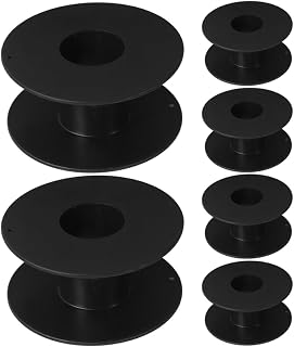 Uonlytech 6 pcs Plastic Wire Spool Portable Cable Organizer for Cord Storage Extension Cord Management Wire Reel for Home Office Soldering Crafts
