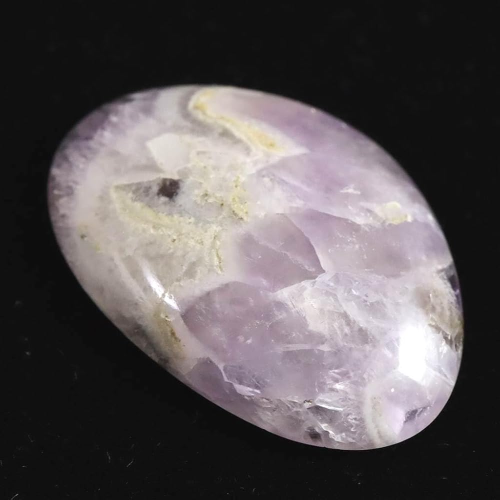 Amazon | 福島県 裏半田鉱山 紫水晶 アメジスト 29mmルース 4.87g