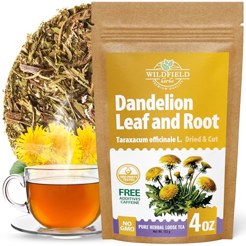 Image of 4 oz. Dandelion Leaf Root Tea Dandelion Tea Herbal (Taraxacum) - 113g Herbhojas Y Raнz De Diente De Leуn