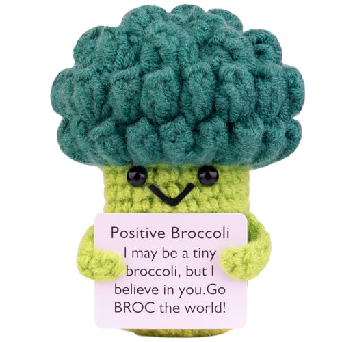 Mwmoeen Lustige Positive Kartoffel Pocket Hug, Kreative Positive Broccoli Puppe Beste Freundin Geschenke für Freundin Frauen(A28)