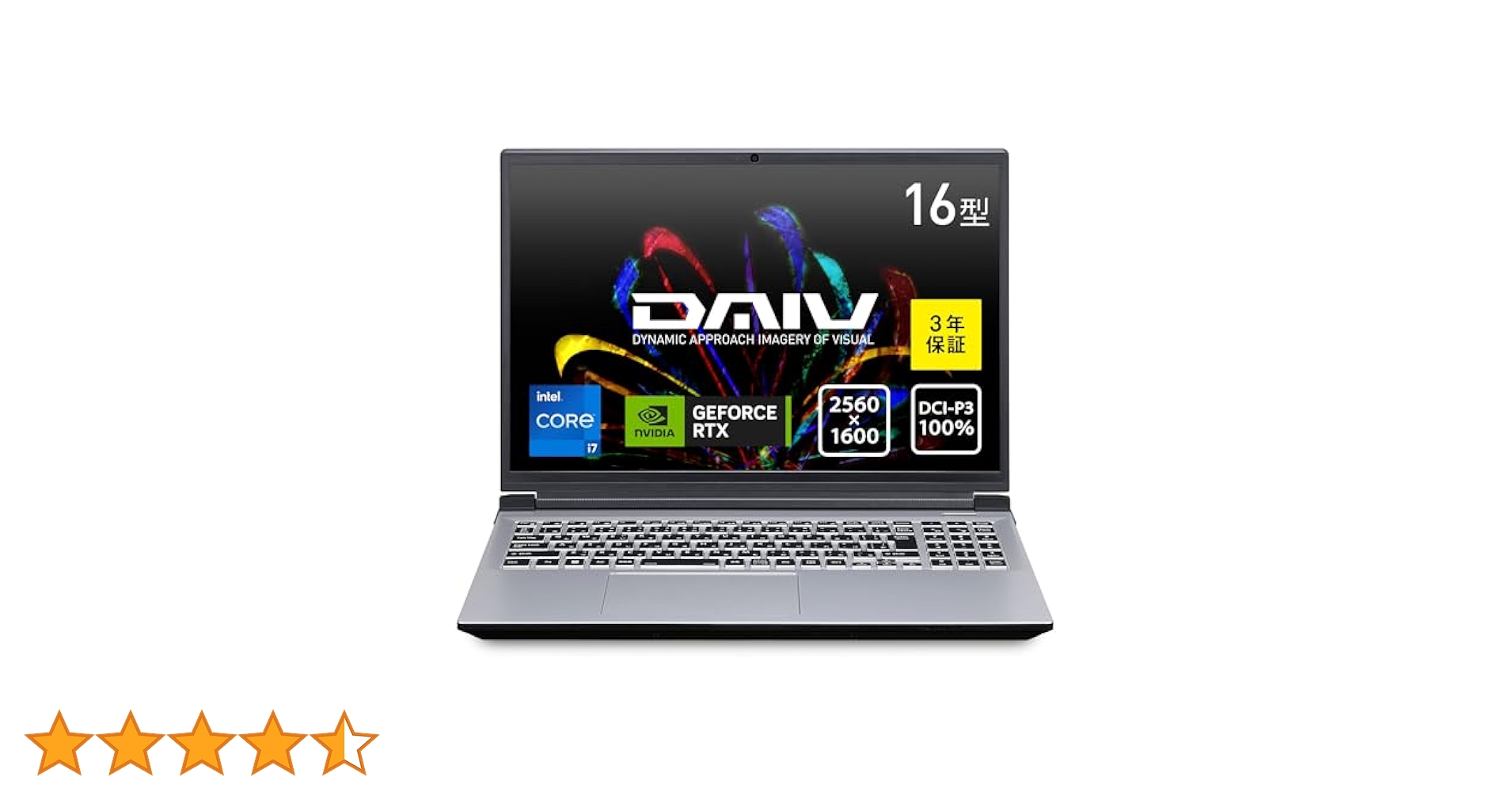 Windowsノート本体 DAIV 6P 32GB 1TB Intel Core i7 DAIV Z4-I7I01SR-A Windows 11 Iris Xe グラフィックス搭載 高