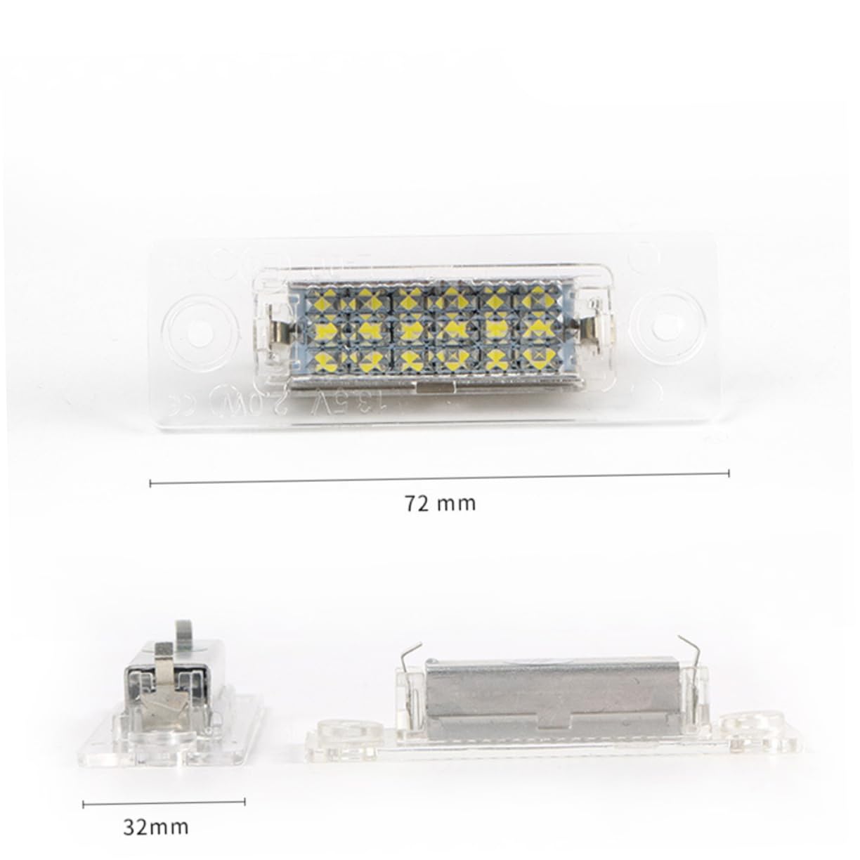 SHERCHPRY 6piezas Led De Placa De Matrícula Para Automóviles Iluminación Leds Instalación Duración Consumo Energético