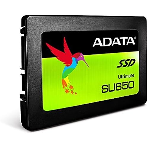 ADATA ASU650SS-960GT-C SU650 960GB 3D-NAND 2.5" SATA III High Speed Read up to 520MB/s Internal Solid State Drive