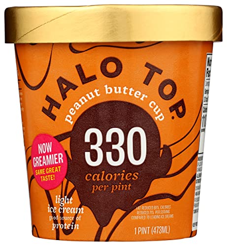 Halo Top Creamery, Peanut Butter Cup, 16 Oz (Frozen) #TOP22