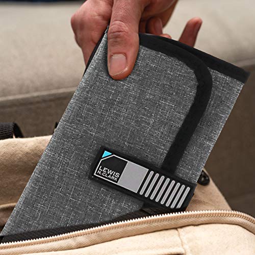 Image of Lewis N. Clark Travel Pill Organizer, Portable Pill Case, Daily Pill Box to Hold Vitamins, Medication, Prescriptions, Or Medicine Storage for Pocket Purse