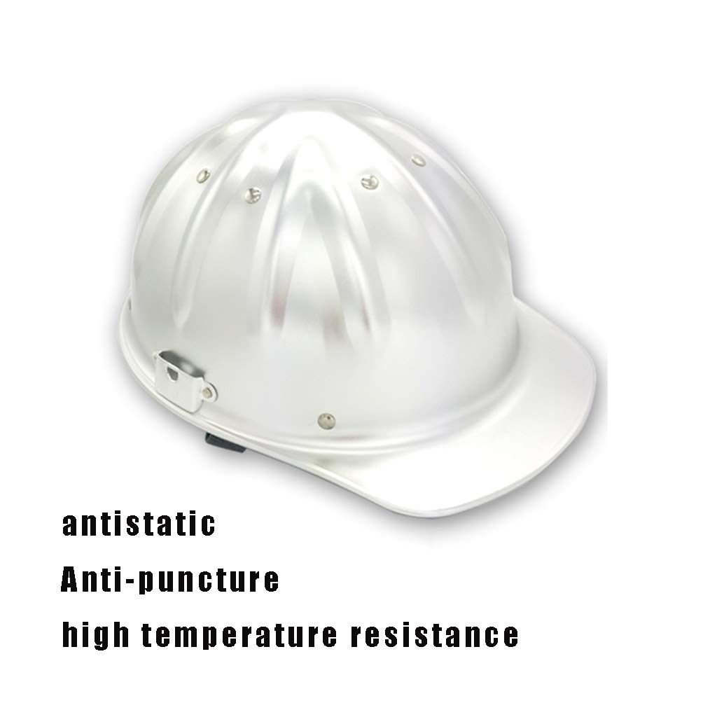 Aluminum Alloy Helmet High Strength Helmet V Design is More Sturdy and The Aluminum Alloy Reinforcement on The Top is Safer