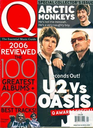 Q Music Magazine, January 2007: U2, Oasis, Arctic Monkeys, 100 Greatest ...