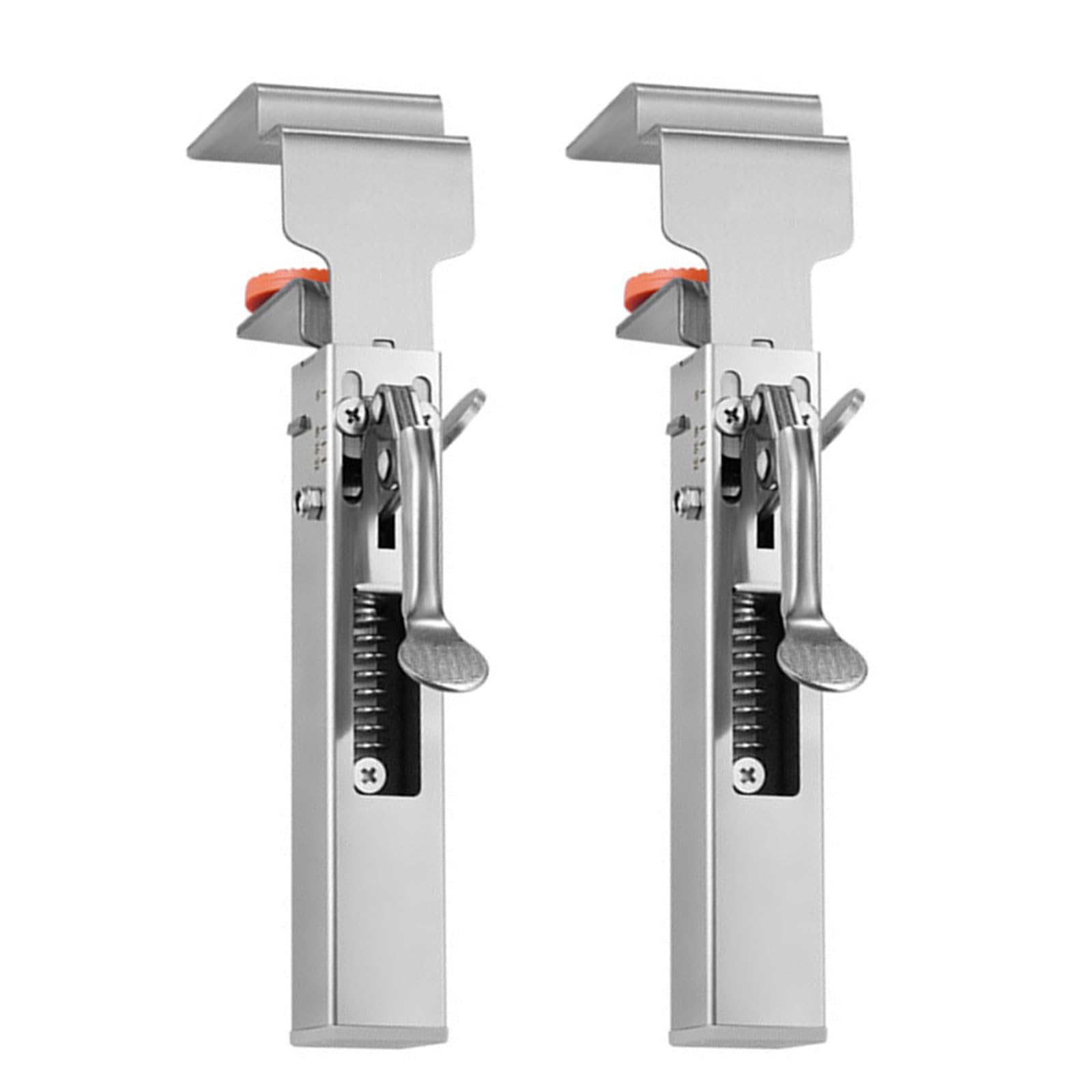 Multiple Size Drawer Holders Brackets Sturdy Stainless Steel Constructions for Enhances Stability Household Use Cabinet Organizers