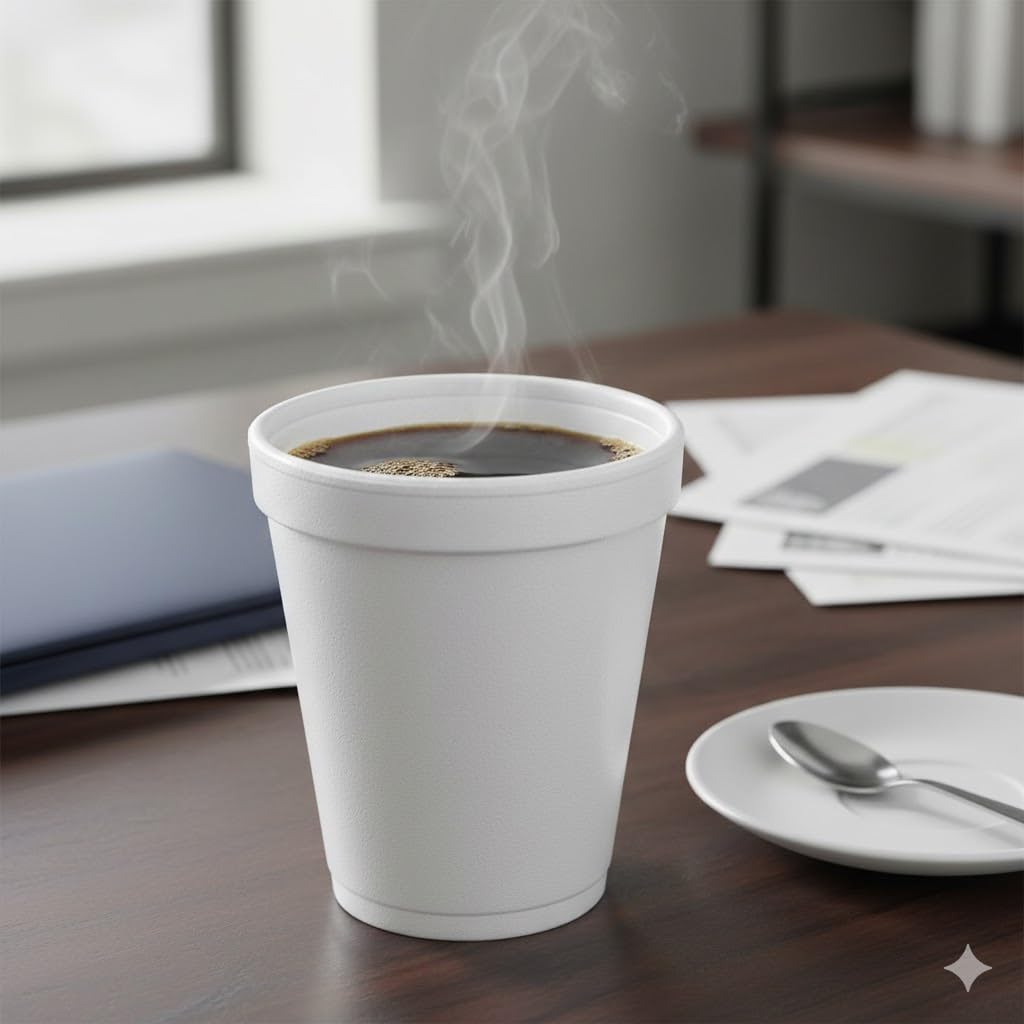 12 oz Insulated Foam Cups (1000 Count, 12 oz)