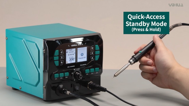YIHUA 992D-II 2-IN-1 Precision Hot Air Pencil Rework and Soldering