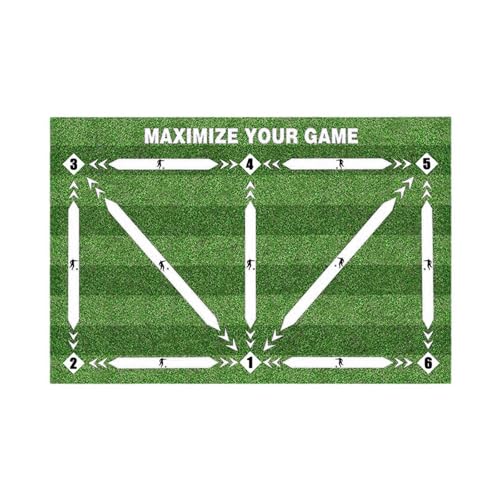 Image of Football Training Mat Child Shock Dribble Silent Starter Soccer Training Mat 40 cmx60 cm