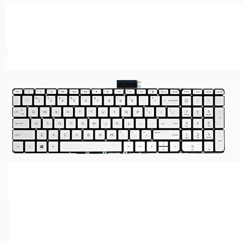 �p�\�R���L�[�{�[�h �K�p For HP 15-AB500 AB000 AB100 AB525 AB066 AB200 17-G119D �m�[�g�C�������p�L�[�{�[�h �V���o�[BL�� ���y�A�p�݊������i
