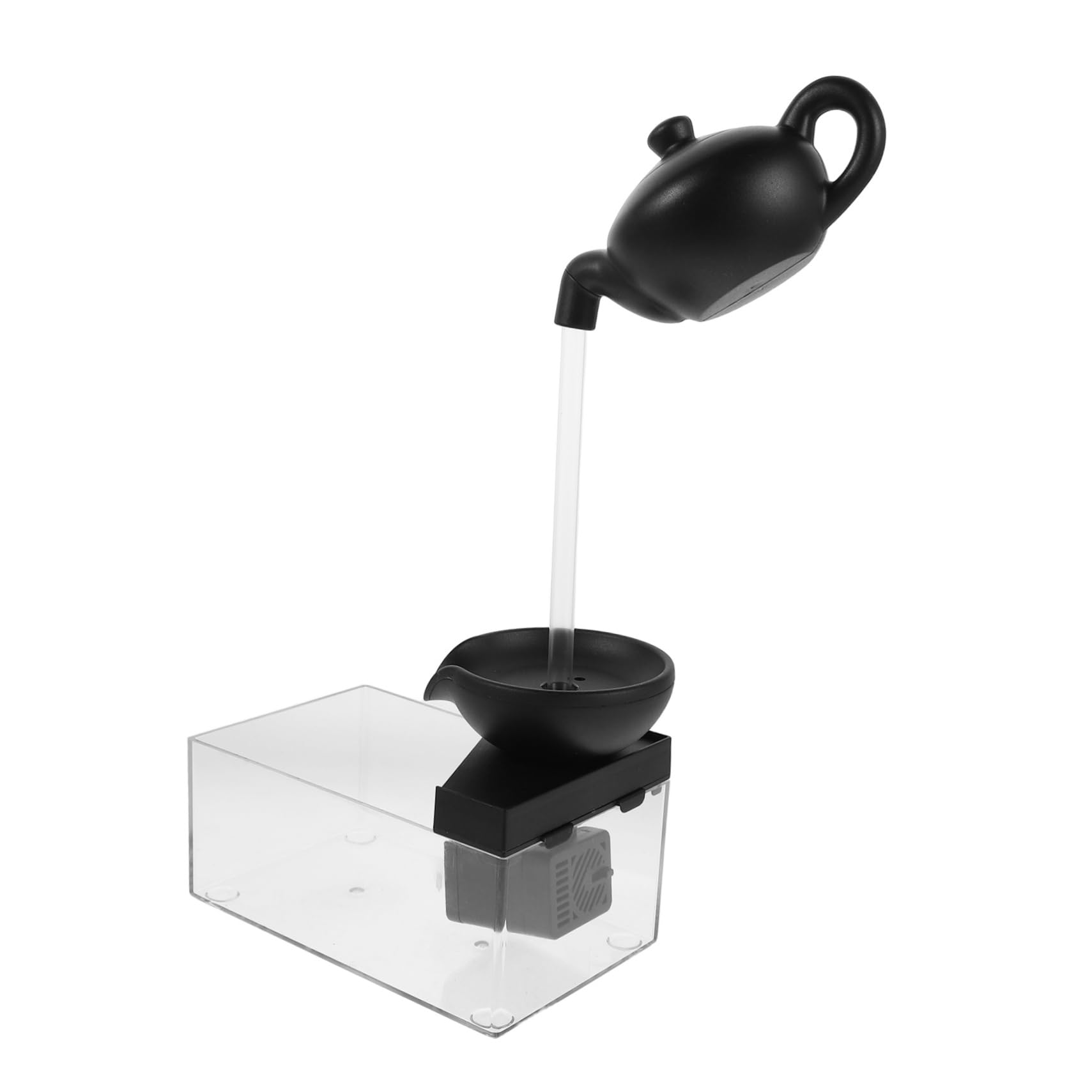 BESTonZON Fontana d Acqua Per Interni Boccia Per Pesci Accessori Per Acquari e Decorazioni Da Tavolo Per Ufficio e Camera Da Letto