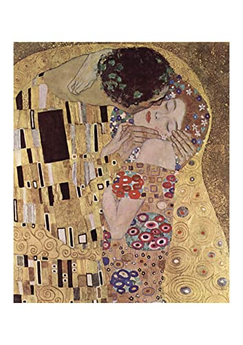 Gustav Klimt Le Baiser affiche XL pour créer un décor chic de chambre