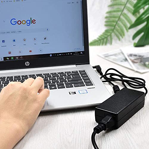 Image of 65w Laptop Adapter Charger for Acer Aspire One 4730 5750z a515-56g pa-1650-86 4730z ne46rs1 timelinex Ferrari extensa 19v 3.42a Yellow Pin /Tip Size: 5.5mm x 1.7mm (with Power Cable /Cord)