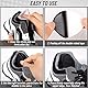 16 Stück Schuhflicken für Löcher, selbstklebende Schuhabsatzreparatur, Schuhlochreparatur für Turnschuhe, Lederschuhe, High Heels, shoe patch (schwarz)