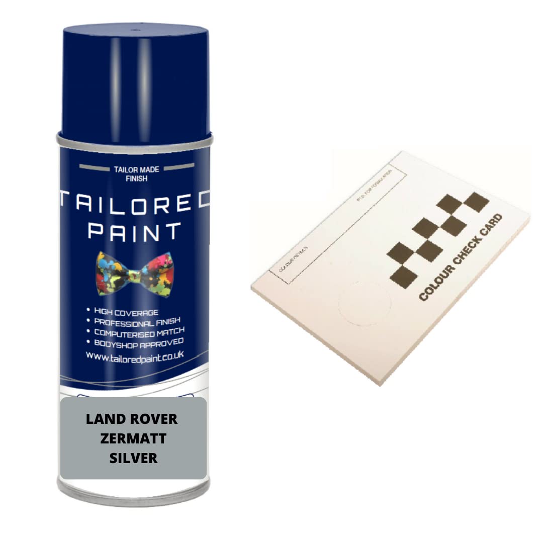 Tailored Paint Zermatt Silver Met 798/Mbk Aerosol Spray Paint For Range Rover L322 2005-2013 (Aerosol Spray Paint)