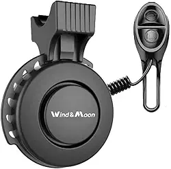 Campainha de bicicleta LESOVI 120db para ciclismo elétrico recarregável por USB, impermeável, antipoeira, tamanho mini, chifre de bicicleta certificado pela CE e ROHS anel para mountain bike/road bike/BMX/MTB