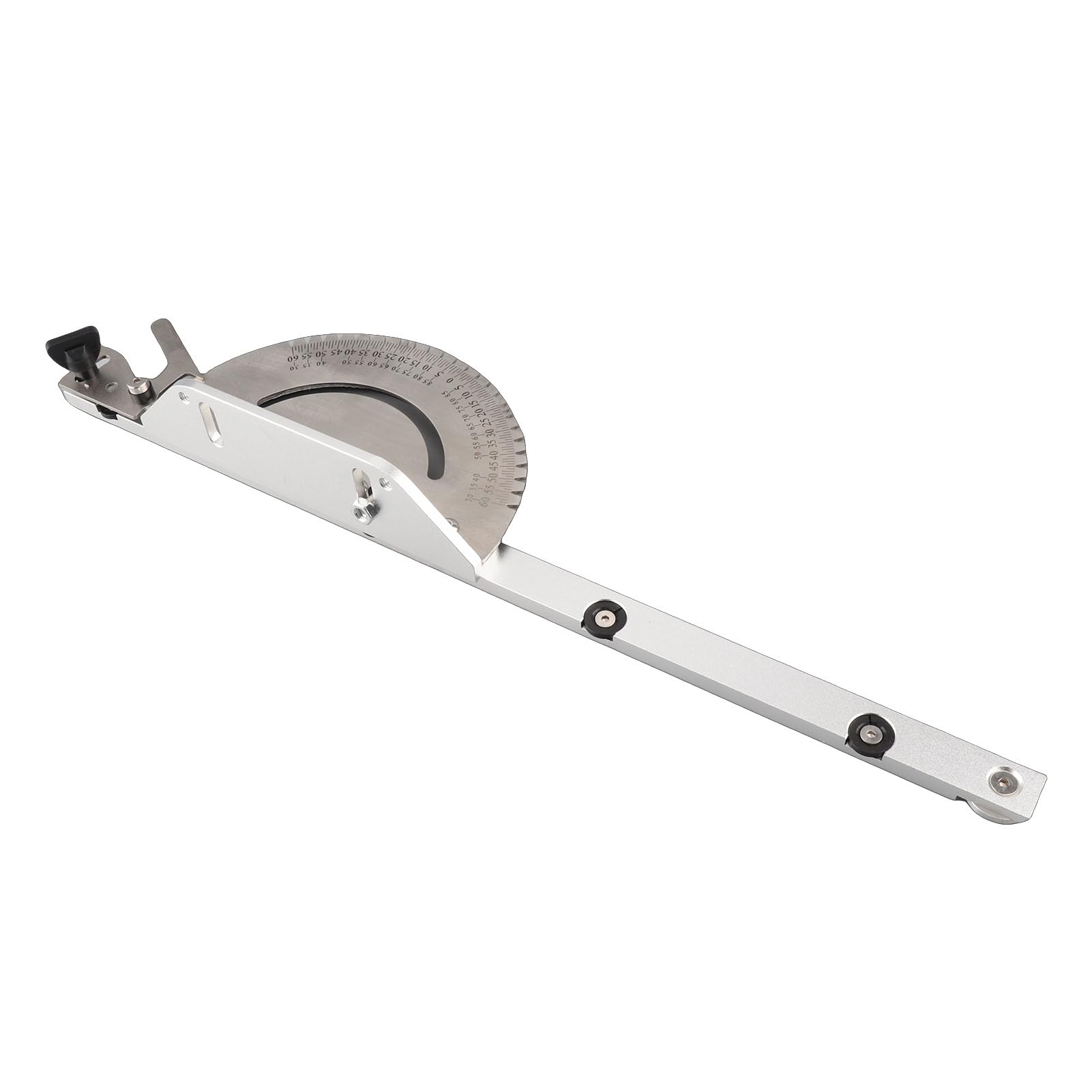 Generic Calibro Obliquo di Precisione per Seghe da Tavolo e Tavoli Fresa, Barra Obliqua Standard in Alluminio da 3/8" X 3/4" con Meccanismo di Bloccaggio, Utensile da Taglio Angolare per la