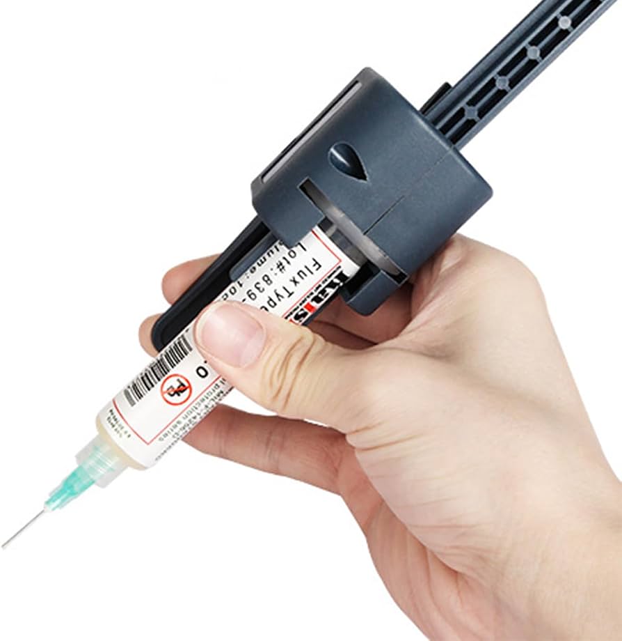 Erogatore Di Colla E Flusso K2208 Per Saldatura Elettronica – 2 Ugelli 0,8 Mm E 1,3 Mm, Portatile E Preciso Per PCB