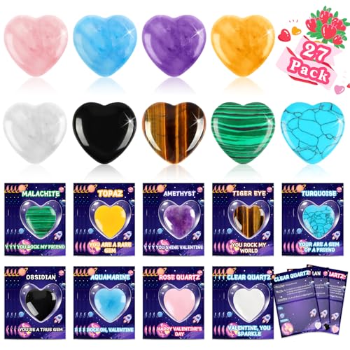 Sacs à friandises Saint-Valentin anti-gaspillage avec pierres cœur