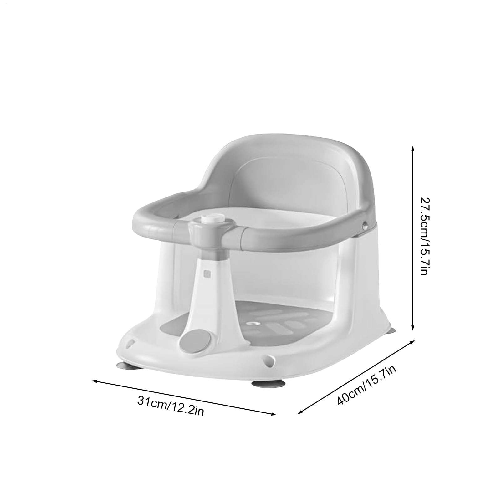Siège de Bain Évolutif pour Enfant Siège de soutien de bain antidérapant | Chaise de douche bébé assis Maison Sol Garçons Filles Jeunes parents Nounous Familles soucieuses de l