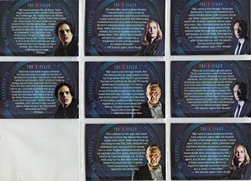 X-Files Season 10 & 11"My Struggle" Monologue Complete 8 Card Set
