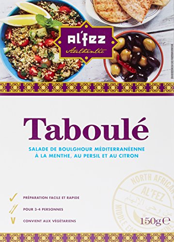 ALFEZ Préparation pour Taboulé/Salade de Boulghour à la Menthe/au Persil/au Citron 150 g Cover