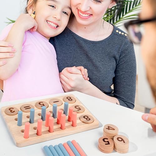Bande de comptage PEG en bois : la solution pour comprendre les maths sans bloquer