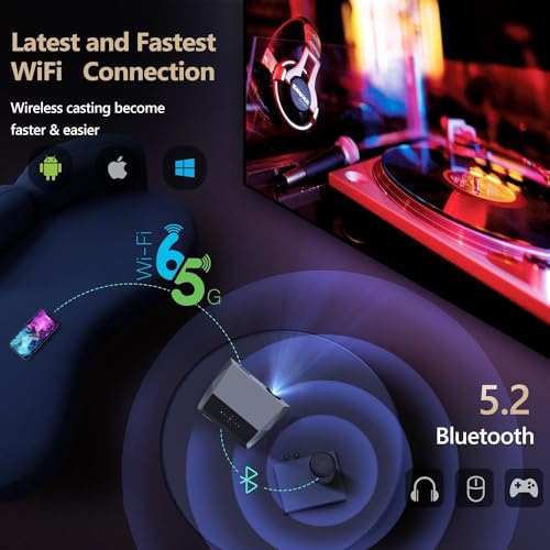 Image of TOPTRO Projector for Home 4K Support, M7 Auto Focus Full HD Projector Native 1080p 10000 Lumen YouTube Netflix Primevideo Hotstar Apps Auto Keystone WiFi BT Miracast 300 inch Home Cinema Projector