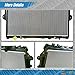 AM WORLDWIDE Radiator Replacement Compatible with TOYOTA HILUX FORTUNER with Frame 2004-2015 DPI AM66203 OEM 164000P050 164000P040 164000P060