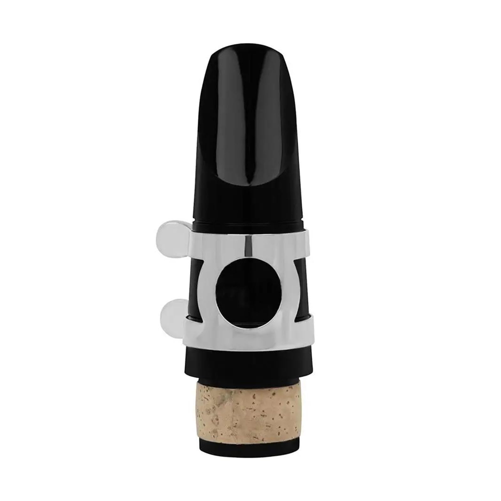 clarinete accesorios instrumentos Boquilla De Clarinete Con Tapa De Plástico, Ligadura De Metal, Boquillas De Clarinete Negro Si Bemol Para Principiantes