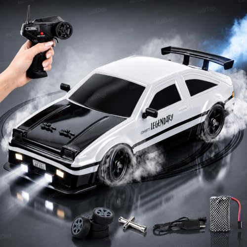 Image of Zest 4 Toyz Remote Control Car Toy for Kids | RC Drift Racing Car with LED Head Light | 20Kmph, 50+ft Range 2.4GHz Remote | Rechargeable Battery | 4WD RC Drift Racing Car