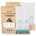 NonScents Shoe Deodorizer - Odor Eliminator, Freshener for Sneakers, Gym Bags, and Lockers (2-Pair)