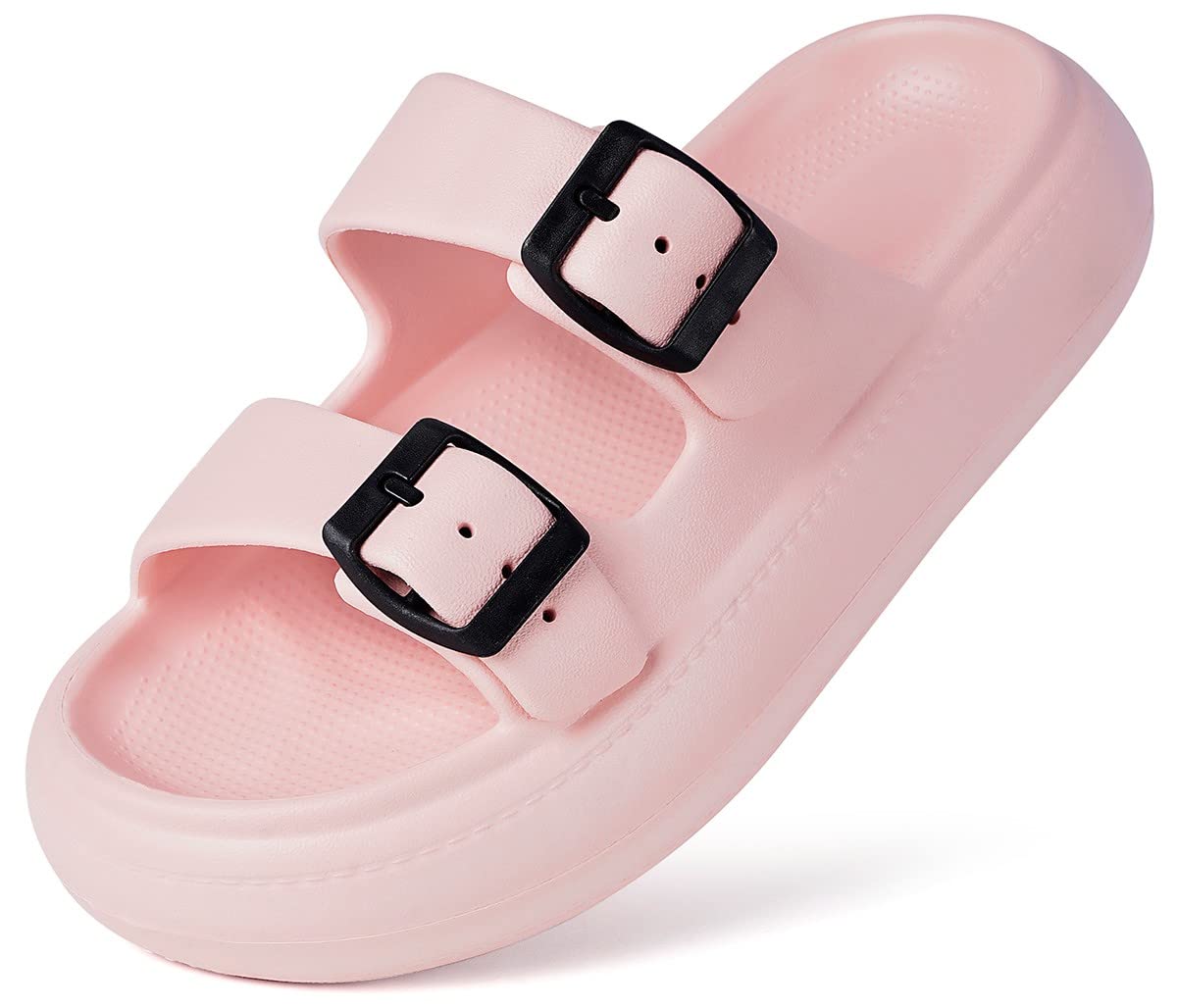 Gaatpot Zapatilla de Baño Niños Niña Chanclas Zapatos de Playa y Piscina Ajustable Doble Hebilla Sandalias Antideslizantes