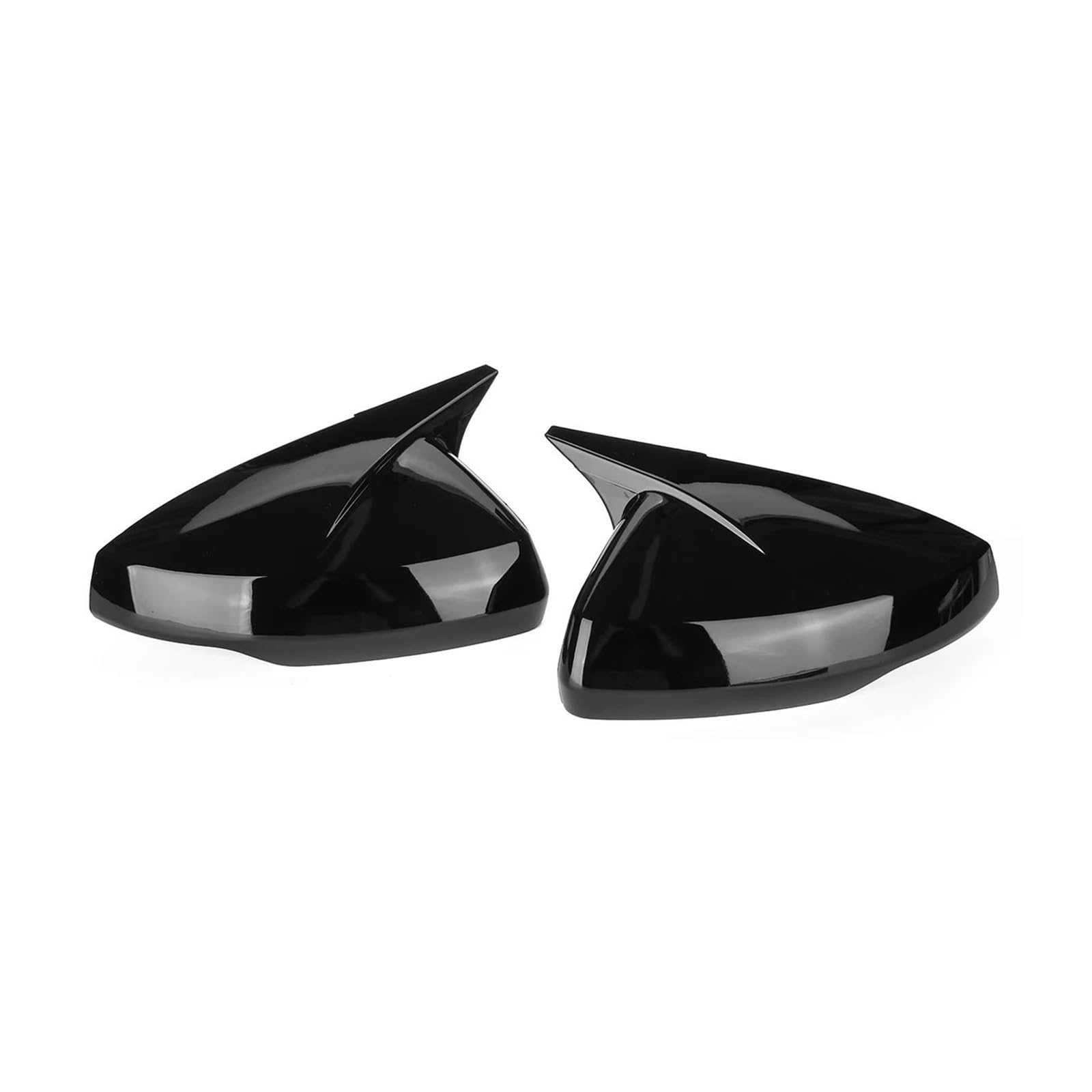 Calotte Specchietti Copertura per specchietto retrovisore laterale per auto per VW per Polo 6 MK6 per GTI 2018-2021 Custodia per accessori Copri Specchietti(Nero lucido)