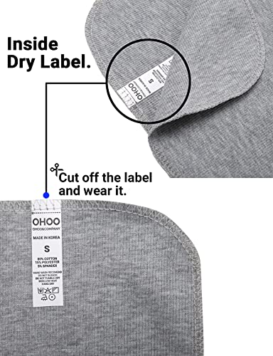 Ohoo Ribbed Cotton Blend Fake Turtleneck Dickey Collar Lightweight Detachable Mock Layering Accessory for Men Women3