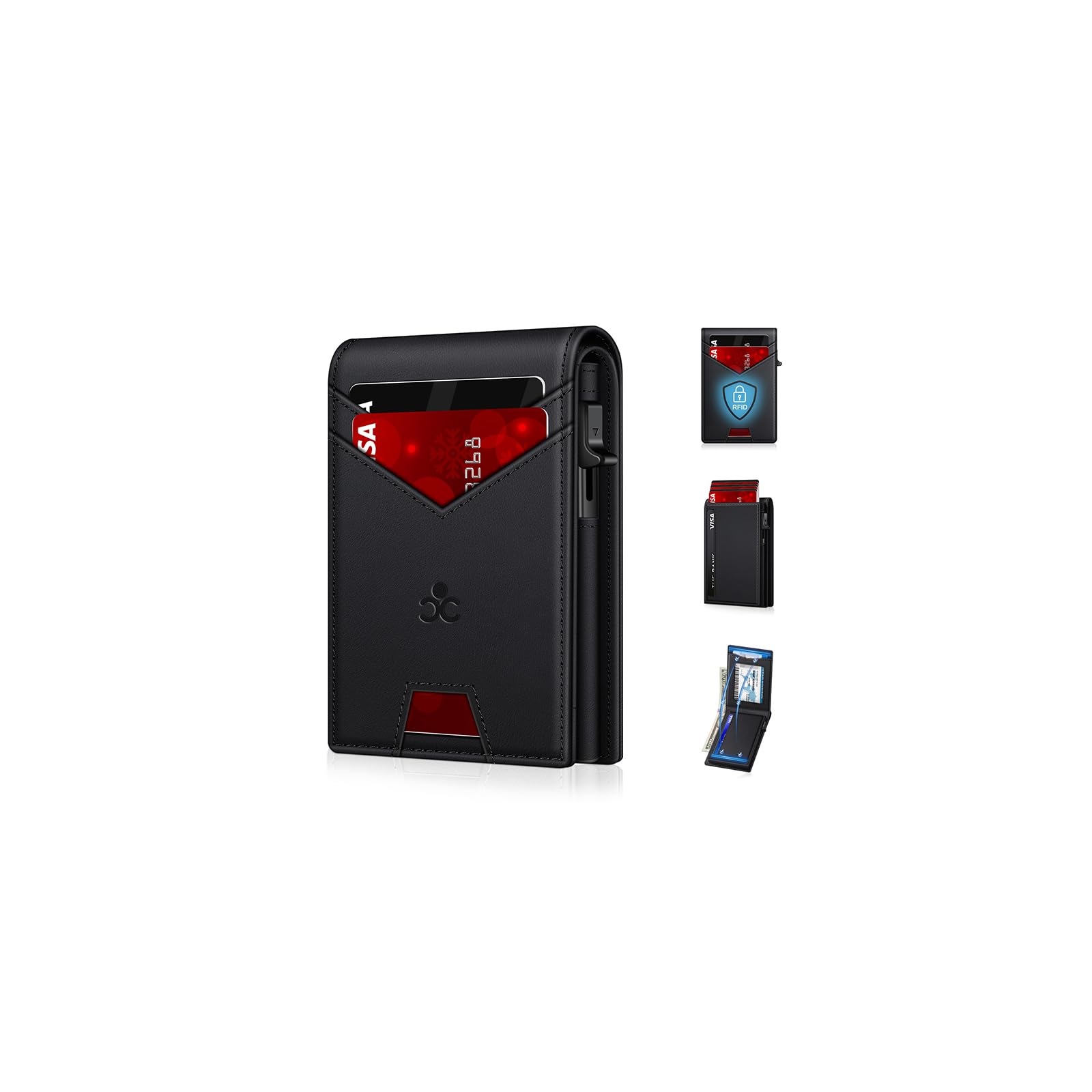 SEMORID C37 Pop-Up Card Holder Wallet