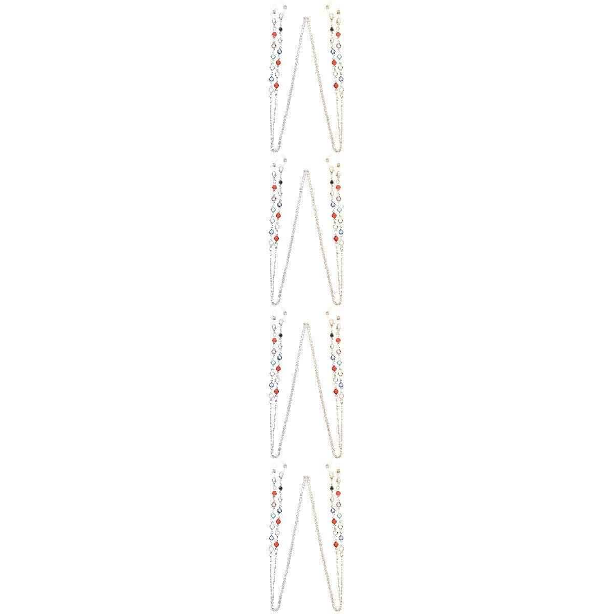 Homoyoyo Corda Per Occhiali Catena Di Occhiali Moda Occhiali Da Sole Accessori Porta Occhiali Intorno Collo Cordino Per Occhiali Da Donna Gel Di Silice